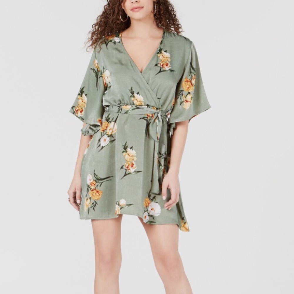 PROJECT 28 NYC Women’s Green Floral Dress (Size: Medium)